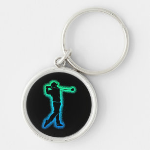 Golf Club Golfer Kids Boys Men Golfing Key Ring