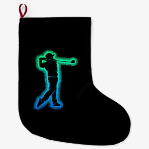 Golf Club Golfer Kids Boys Men Golfing Large Christmas Stocking