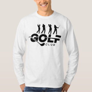 Golf Club Golfing Typography T-Shirt