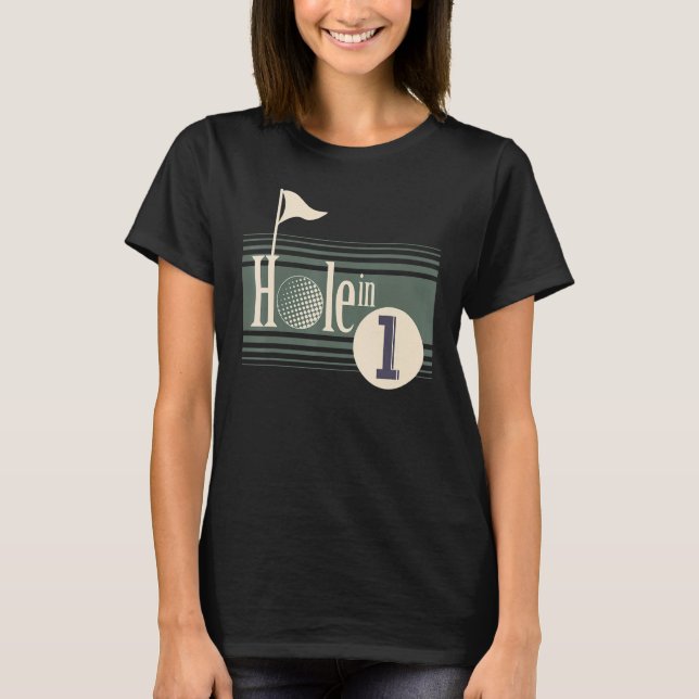 Golf Club Hole In One Golfing Golfer Tee Off Men D (Front)