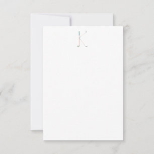Golf Club (K) Flat Note Card