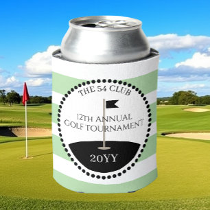 Golf  Club Logo Name Can Cooler
