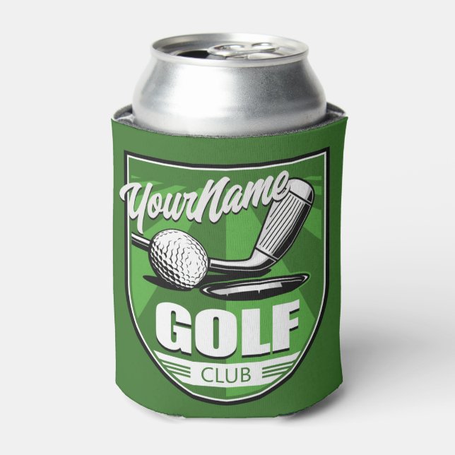 Golf Club NAME Pro Golfer Player Personalised  Can Cooler (Can Front)