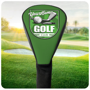 Golf Club NAME Pro Golfer Player Personalised Golf Head Cover