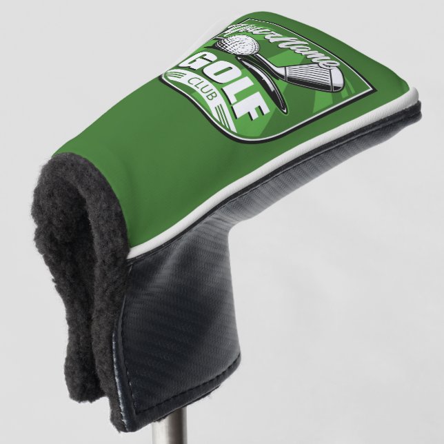 Golf Club NAME Pro Golfer Player Personalised  Golf Head Cover (3/4 Front)