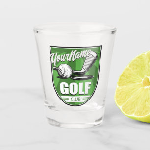 Golf Club NAME Pro Golfer Player Personalised Shot Glass