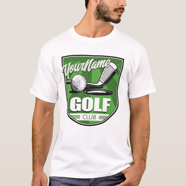 Golf Club NAME Pro Golfer Player Personalised   T-Shirt (Front)