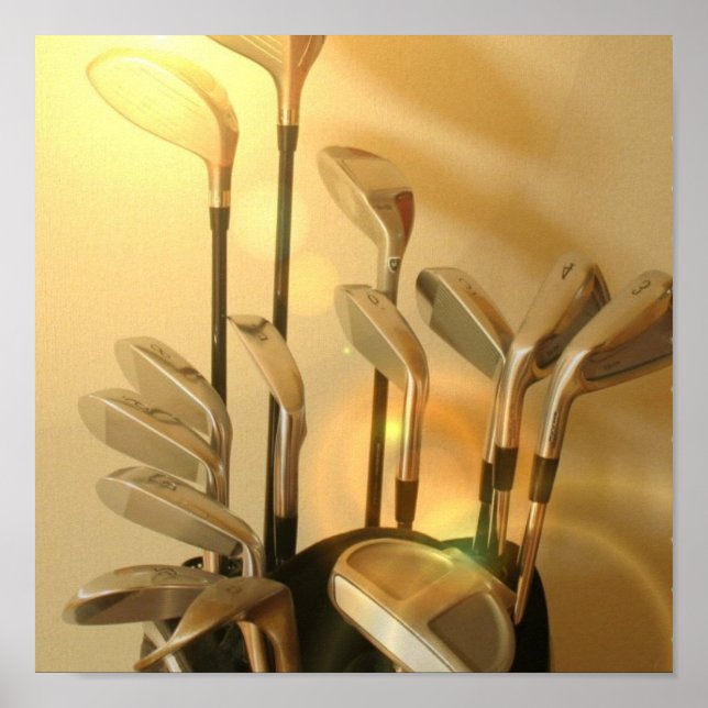 Golf Club Poster Print (Front)