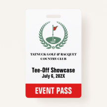 Golf Club Special Tournament Event Pass