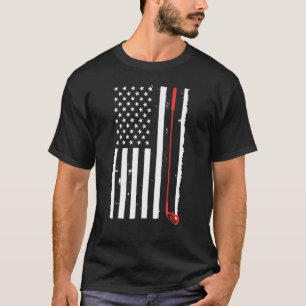 Golf Club Usa Flag Vintage Golfing Sports Golfer T-Shirt