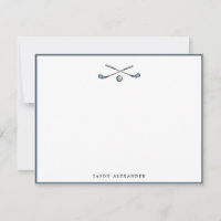 Golf clubs and Ball Grey Flat