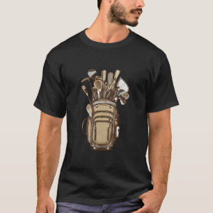 Golf Clubs Golf Bag Golfer Golfing Golf Player T-Shirt