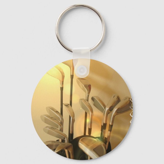Golf Clubs Keychain (Front)