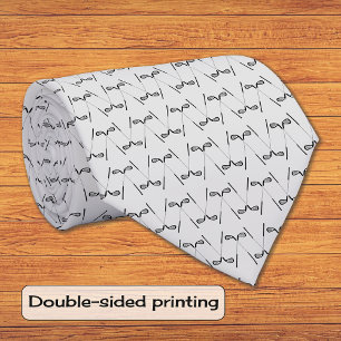 Golf clubs pattern blue tie