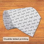 Golf clubs pattern smart grey tie<br><div class="desc">Crossed golf clubs on a light silvery grey background. This design is simple and sophisticated for a keen golfer.</div>