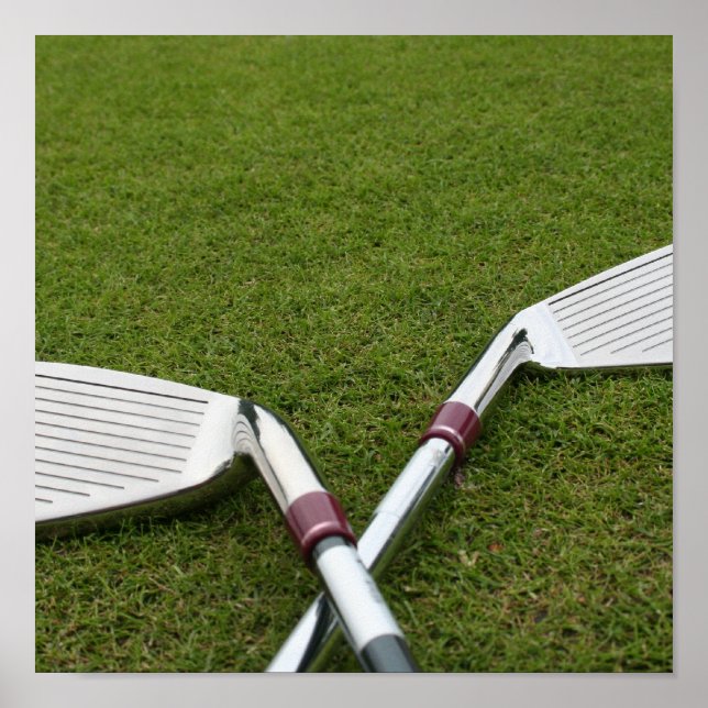 Golf Clubs Print (Front)