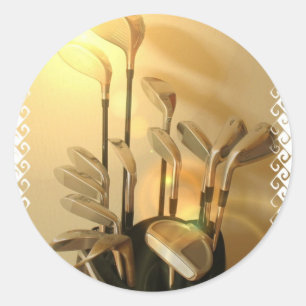 Golf Clubs Sticker