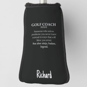 Golf Coach Gifts Funny Golfer Teacher Custom Head Cover