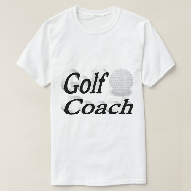 Golf Coach T-Shirt (Design Front)