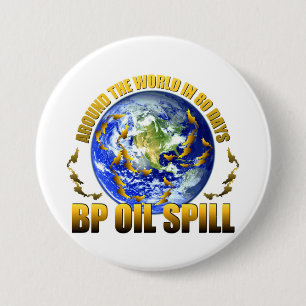 Golf Coast Oil Spill 7.5 Cm Round Badge
