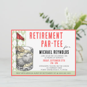 Golf Cocktail Party Invitation