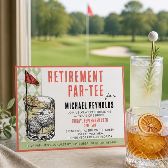 Golf Cocktail Party Invitation (Creator Uploaded)
