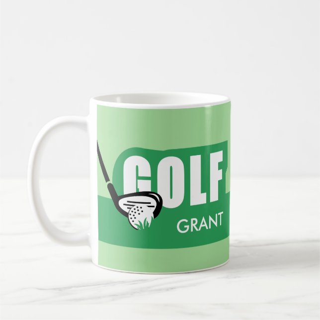 Golf Coffee Mugs (Left)