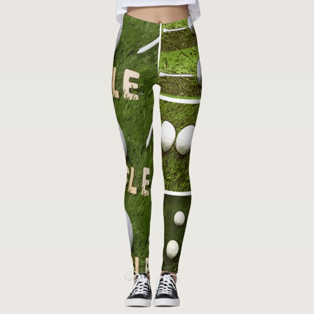 Golf collage with design leggings (Front)