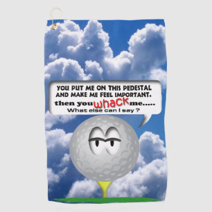 Golf comics towel