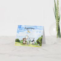 Golf Congratulations for Baby Golfer It's Boy