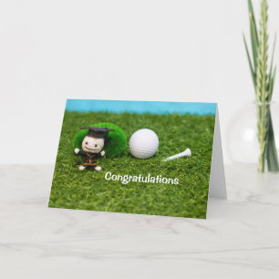 Golf Congratulations Graduate Card