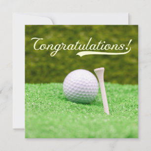 Golf Congratulations "Hole-in-One Your Golfing 