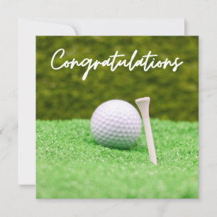 Golf Congratulations "Hole-in-One Your Golfing 