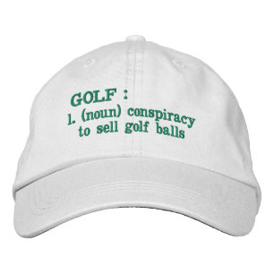 Golf Conspiracy  Embroidered Hat