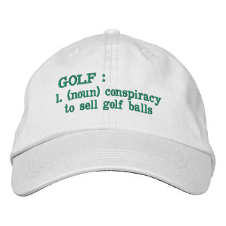 Golf Conspiracy Embroidered Hat