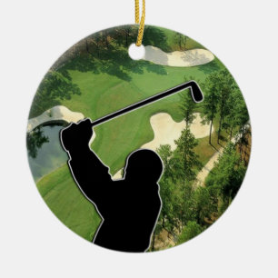 Golf Course Ceramic Tree Decoration