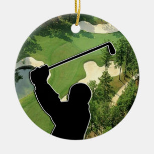 Golf Course Ceramic Tree Decoration