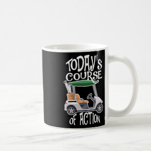 Golf Course Golf Cart Life Golfer Retired Retireme Coffee Mug