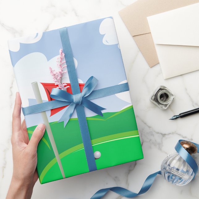 Golf Course Green Wrapping Paper (Creator Uploaded)