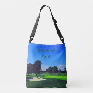 Golf Course Grip it and Rip it Crossbody Bag