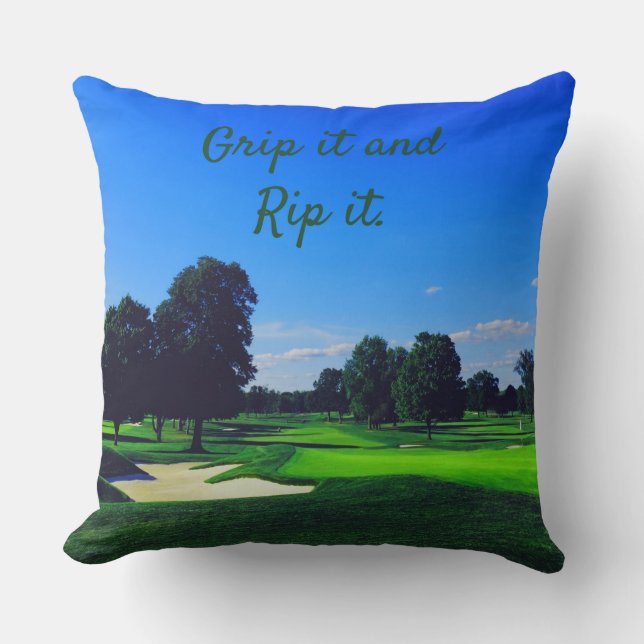 Golf Course Grip it and Rip it Cushion (Front)