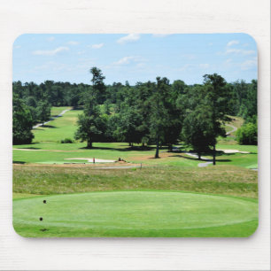 Golf course landscape mouse pad
