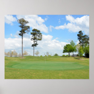 Golf Course Landscape Poster