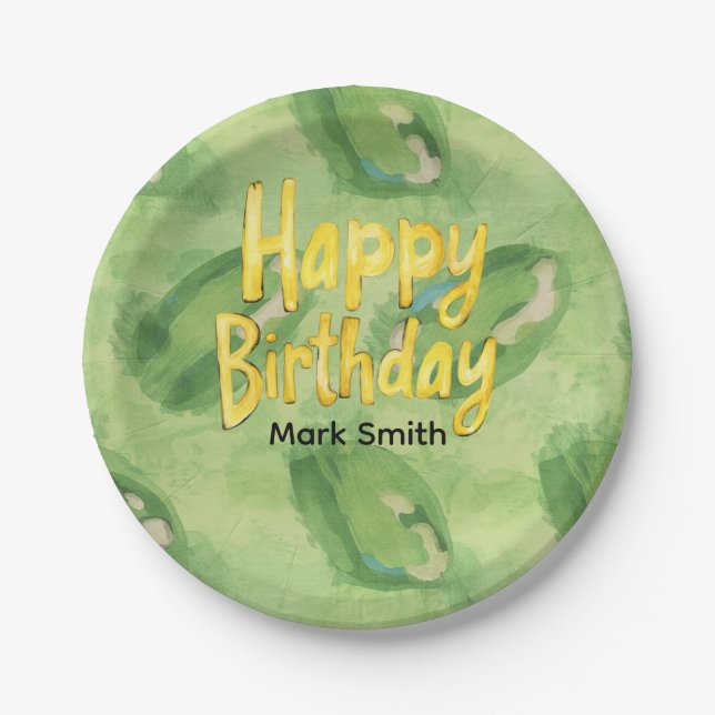 Golf Course Paper Plates | Golf Party Tableware fo (Front)