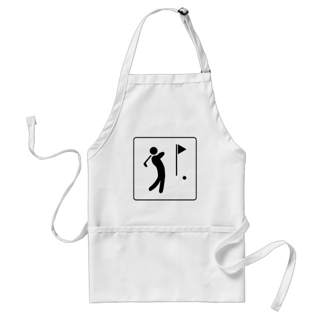 Golf Course Pictogram Standard Apron (Front)