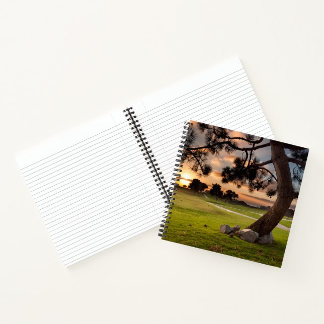 Golf Course Sunset Notebook (Inside)