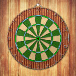 Golf Course Theme Dartboard<br><div class="desc">Play the fairway, green, sand traps, water hazards and a hole in one on this golf motif dart board.</div>