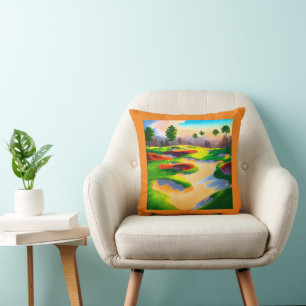 Golf Course Utopia Cushion