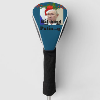 Golf cover , Christmas gift,  for golfers, Putin…g