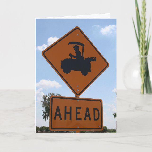 Golf crossing card (Front)